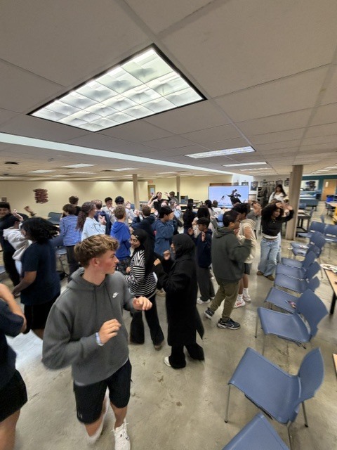 German club dancing together 