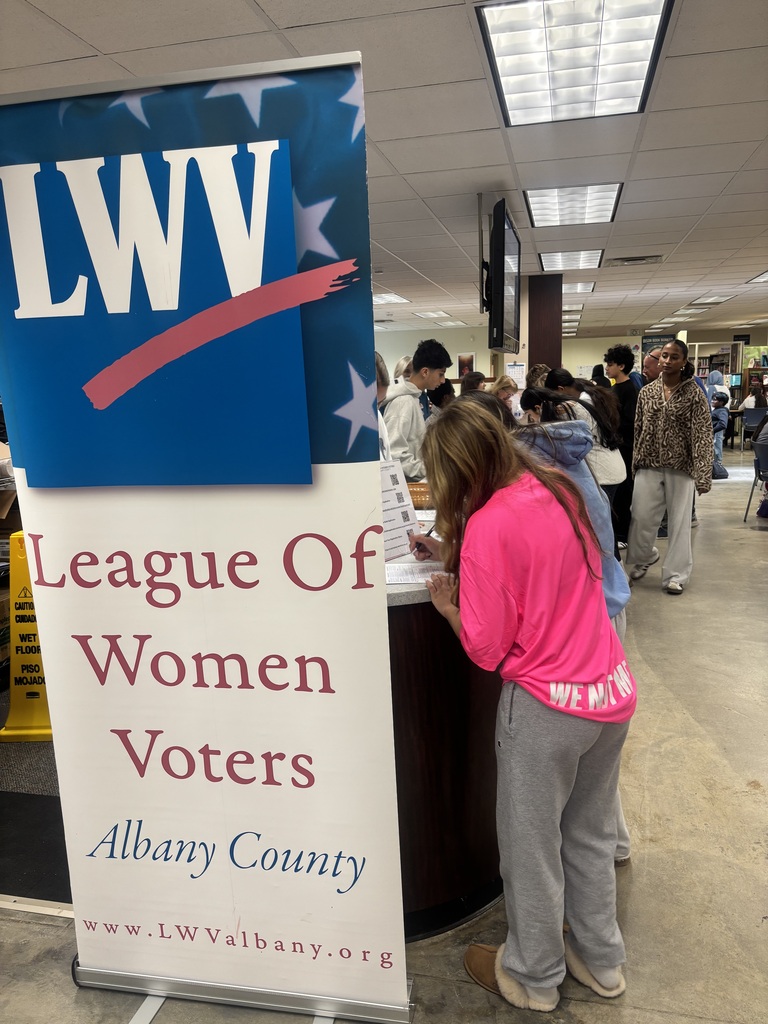 shaker high school students registering to vote