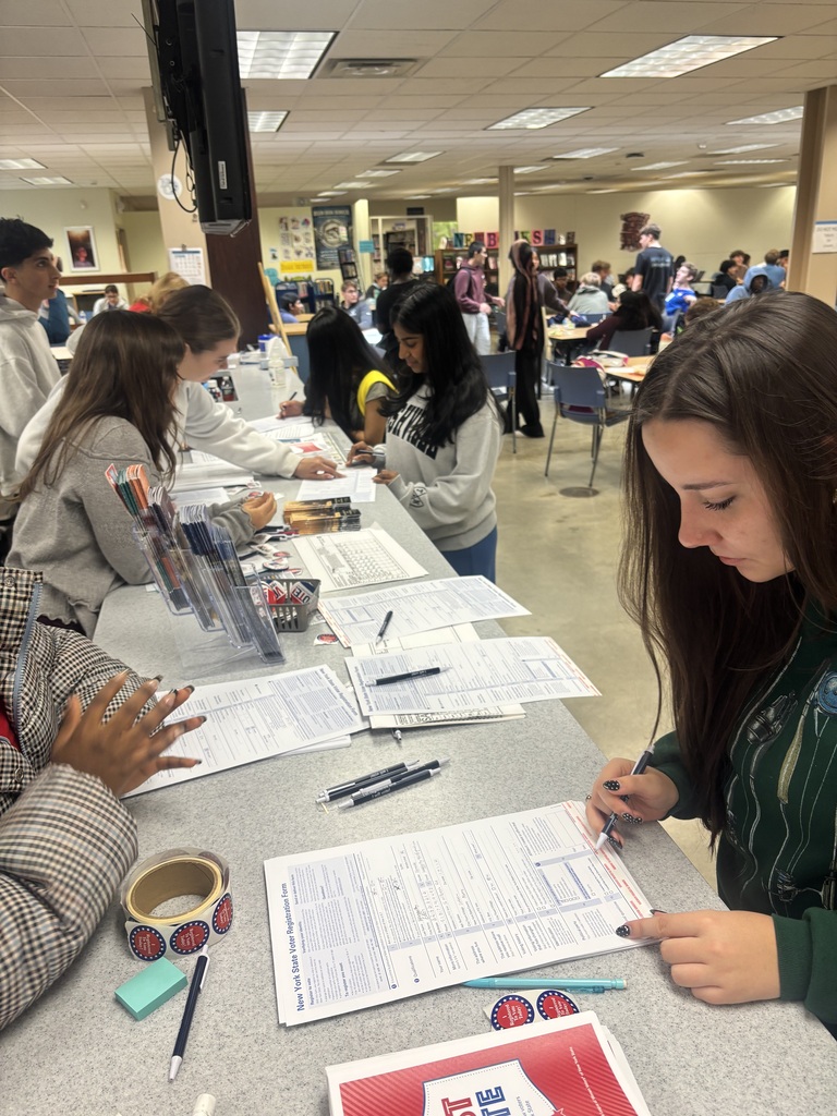 shaker high school students registering to vote