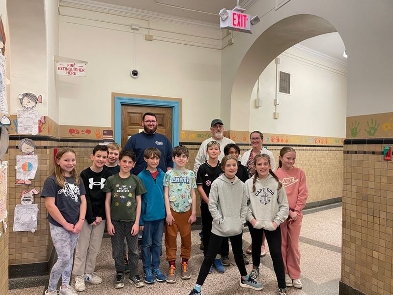 Maintenance mechanic shares electrical knowledge with Loudonville students