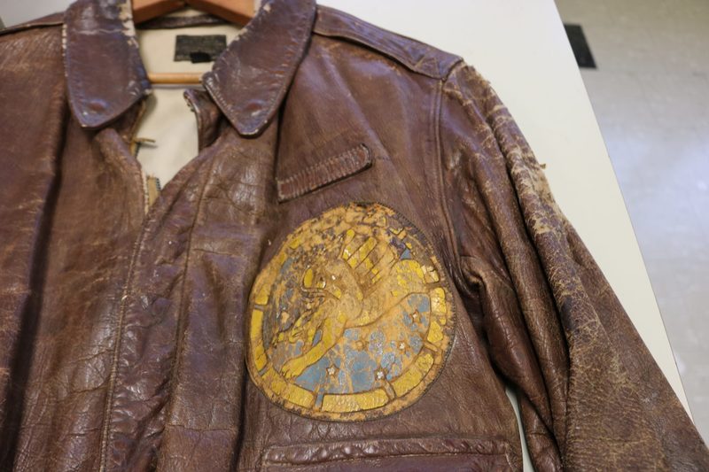 Students with Son of Tuskegee Airman