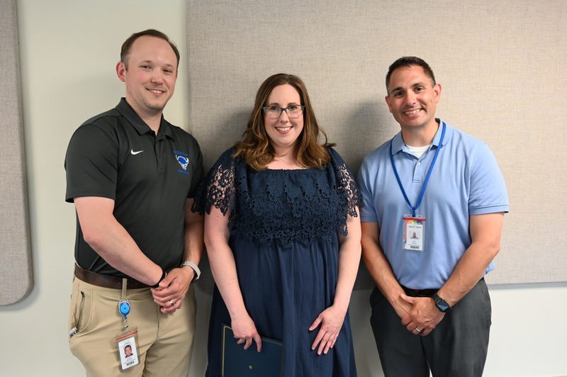 Blue Creek nurse Kimberly Roberson and her father Michael Lashmet helped save a neighbor back in May.