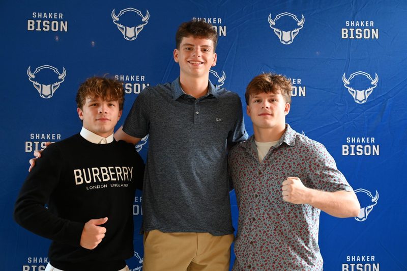 Shane Zyglewicz’s sons celebrate their late father’s induction into the Shaker Athletic Hall of Fame.