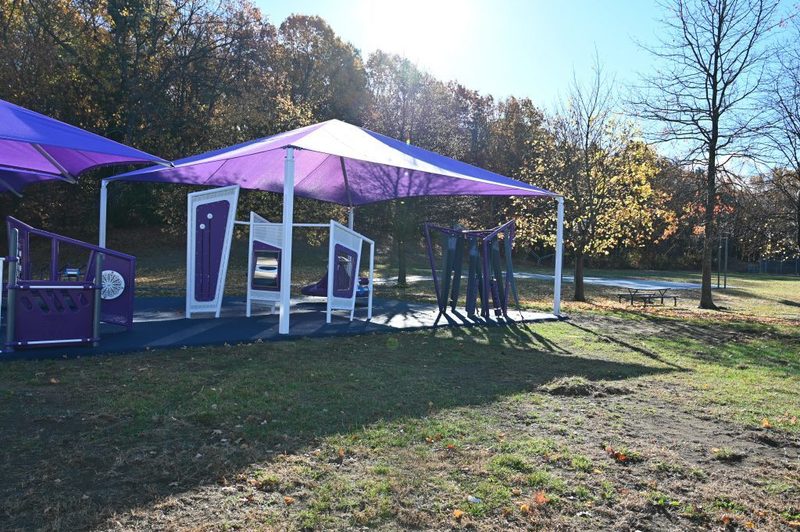 students playing in Adaptive Playground