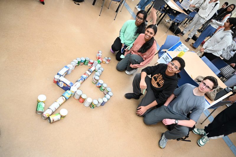 Canstruction fundraiser
