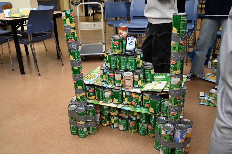 Canstruction fundraiser