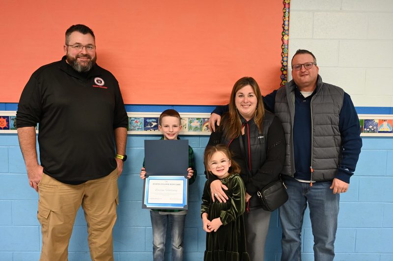 Congratulations to January’s North Colonie Kids Care recipient, Declan Halliday!