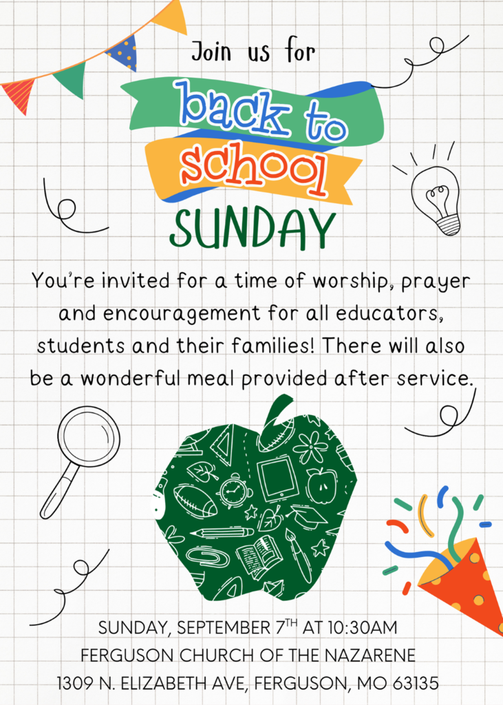 Back to school sunday