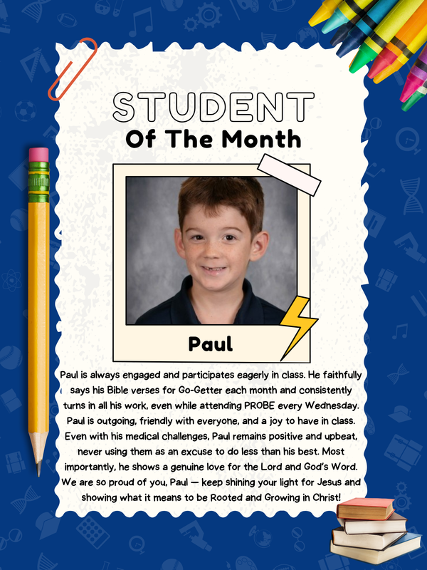 November Students of the Month