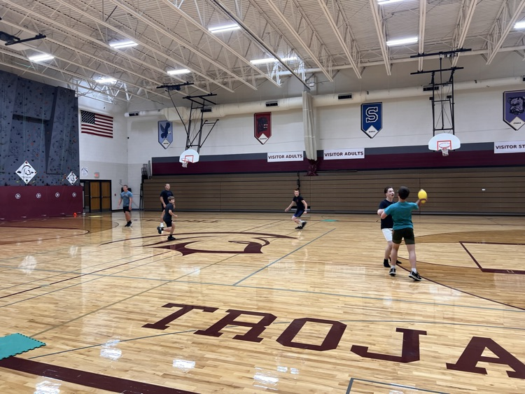 students in gym