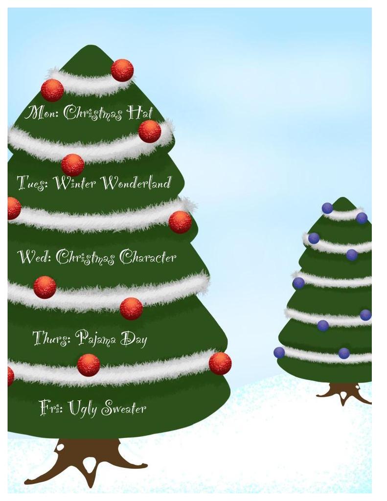 Christmas dress-up days