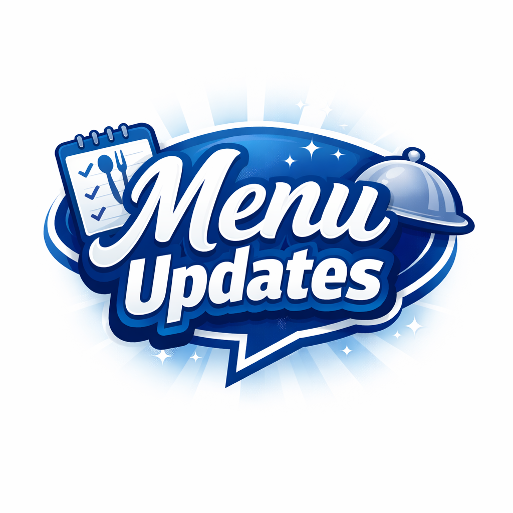 Menu updates