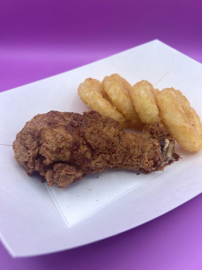 Chicken Drummies & Potato Rings