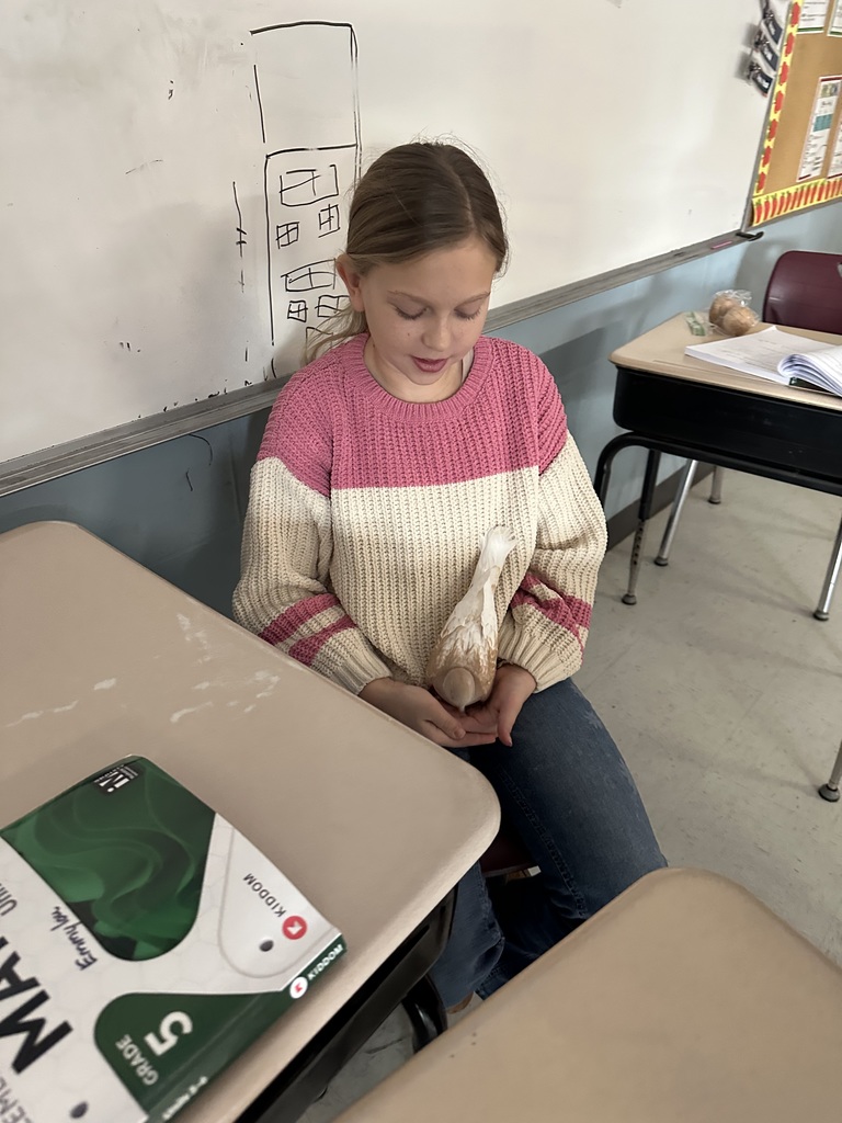 Student with Class Pet