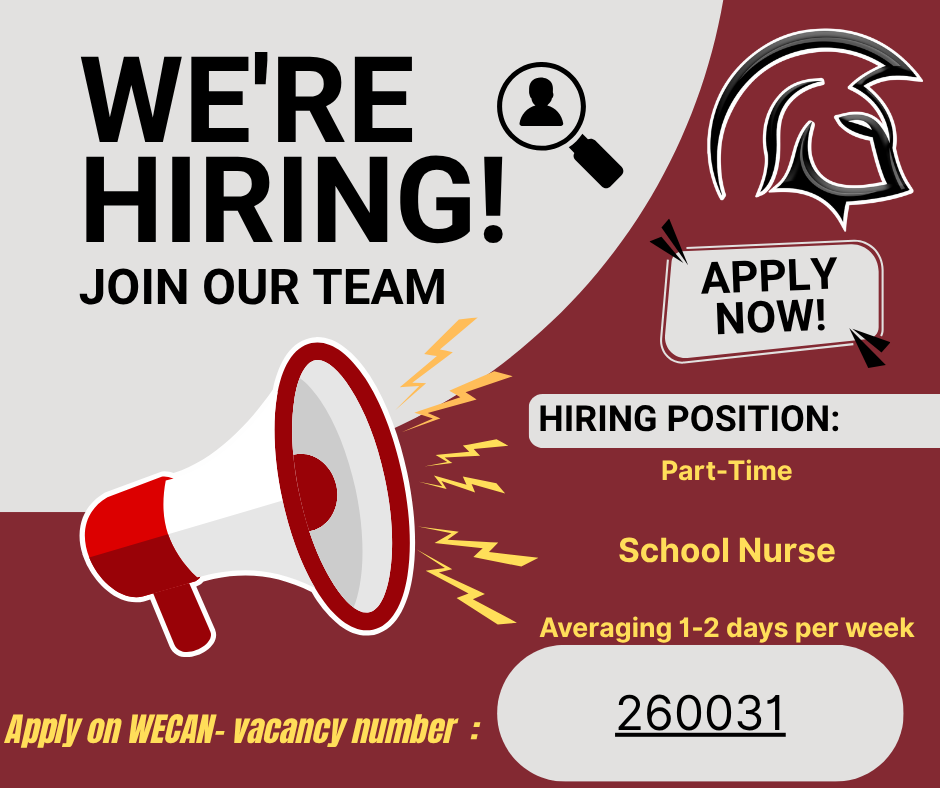 The North Crawford School District is seeking a part-time School Nurse for the 26-27 school year.