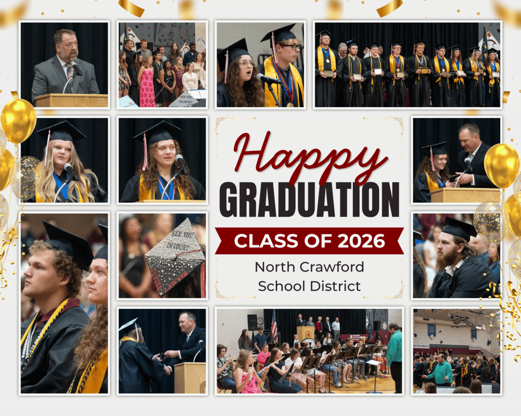 Happy Graduation: Class of 2026 at North Crawford School District. 