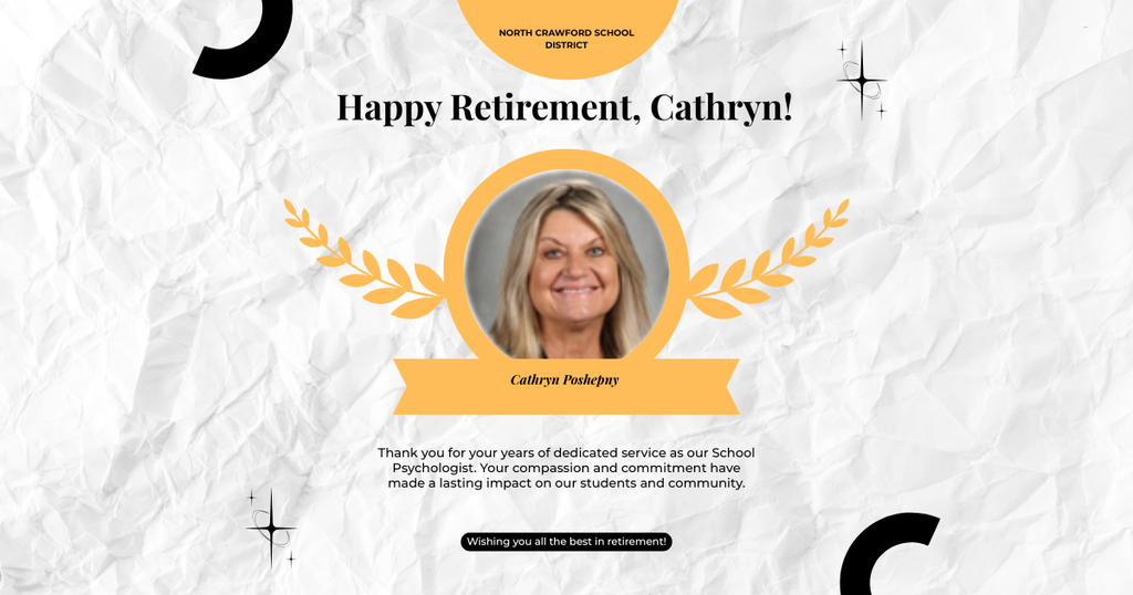 Cathryn Poshepny Retirement