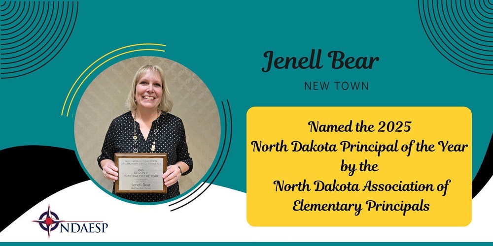 Jenell Bear ND Principal of the Year