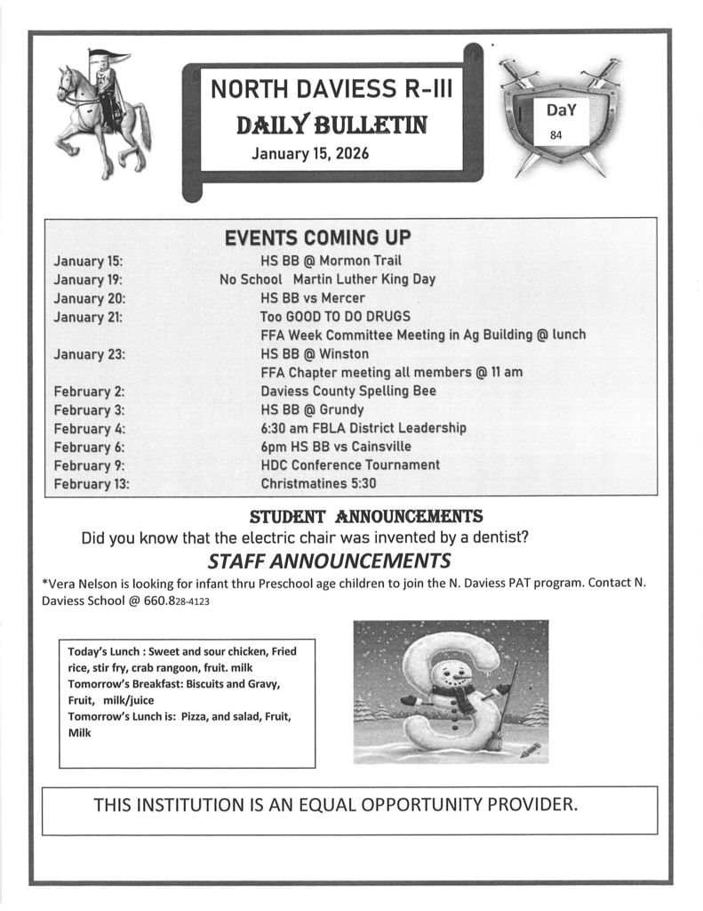 Bulletin