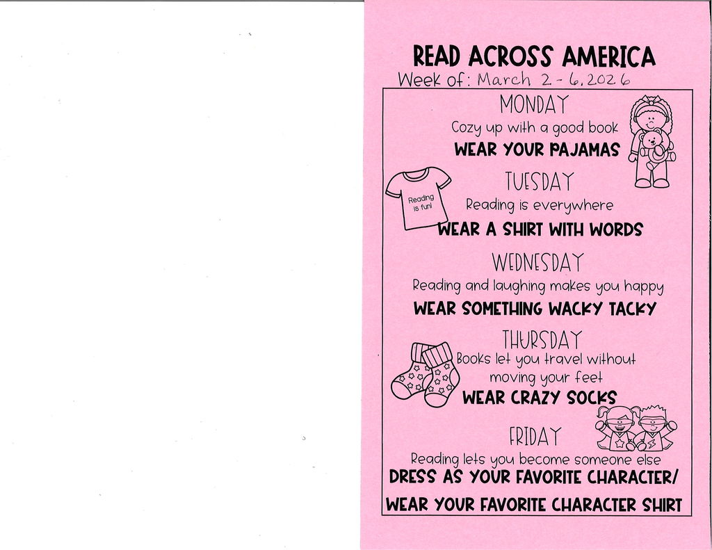 NDR3 Read Across America 3/2 thru 3/6/26