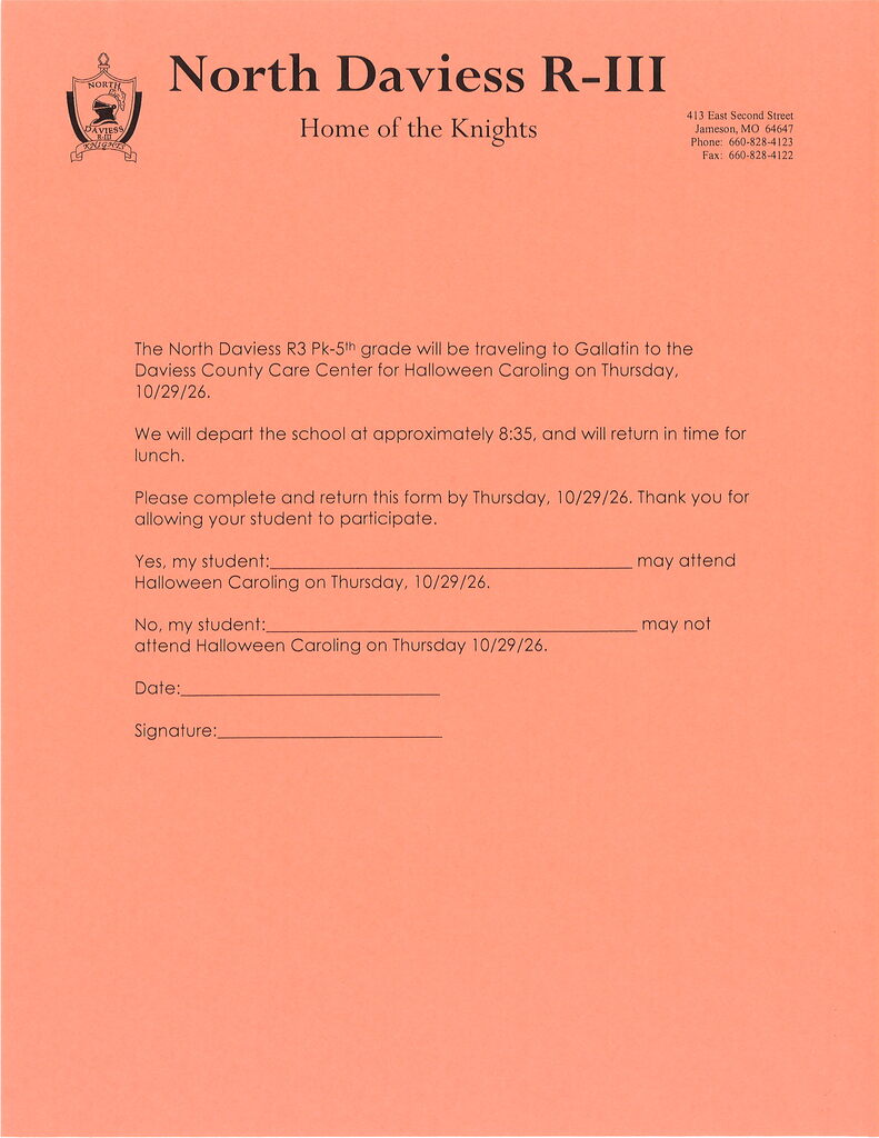 Permission slip