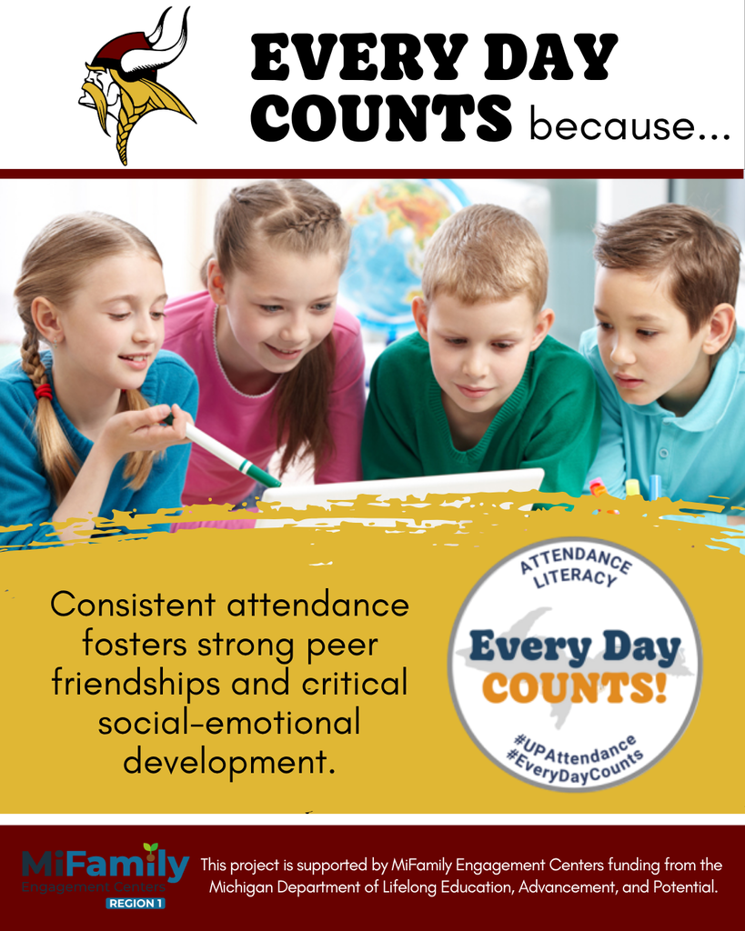 EVERY DAY COUNTS BECAUSE...