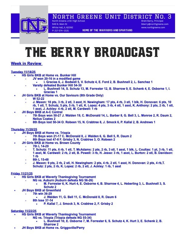 The Berry Broadcast 11:23:25 1