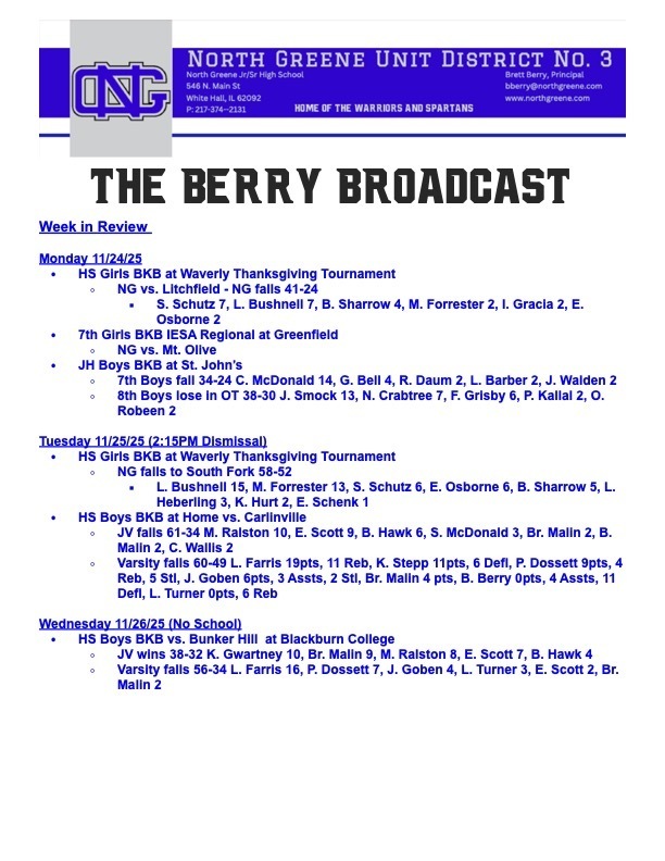 The Berry Broadcast 11:30:25 1