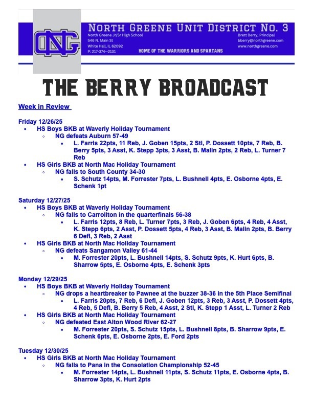 The Berry Broadcast 12:31:25 1