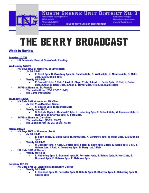 The Berry Broadcast 2:1:26 1