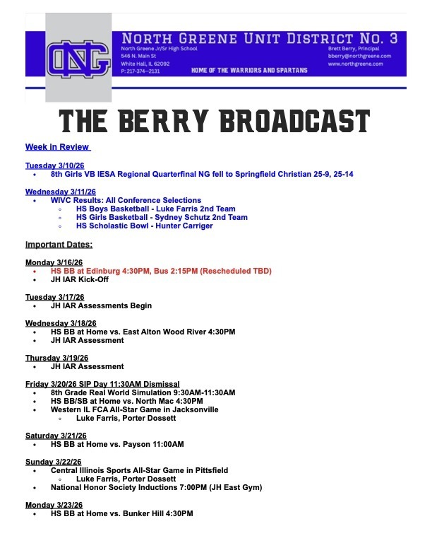 The Berry Broadcast 3:15:26 1