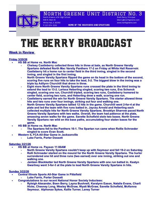 The Berry Broadcast 3:22:26 1