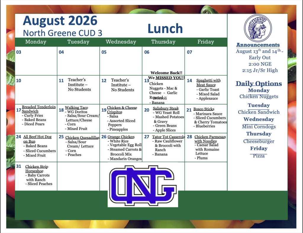 Lunch August 2026