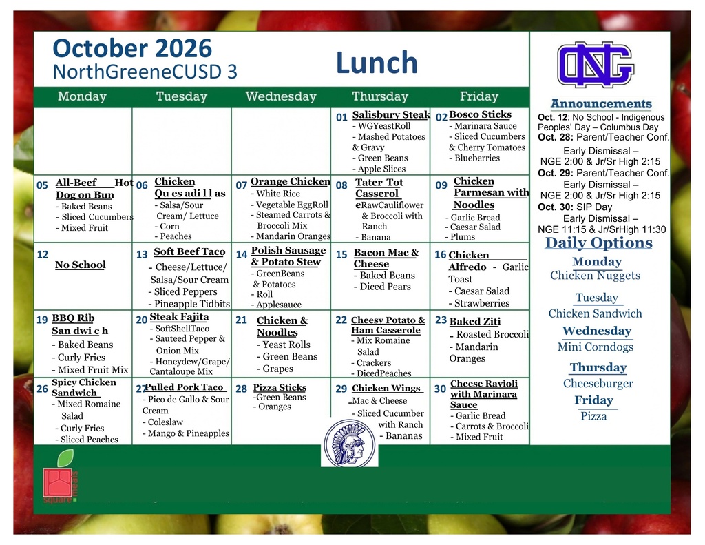 October Lunch