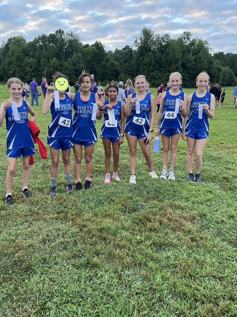 NHMS Girls Cross Country 3rd Place 2025