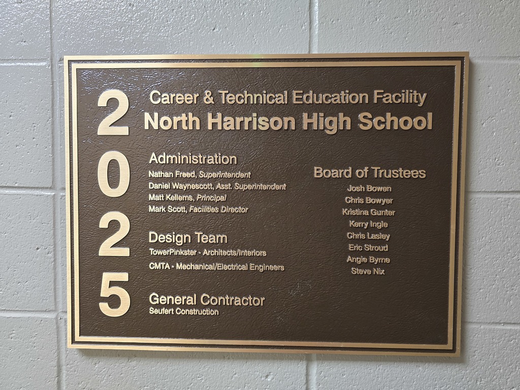 CTE Building Plaque - 2025