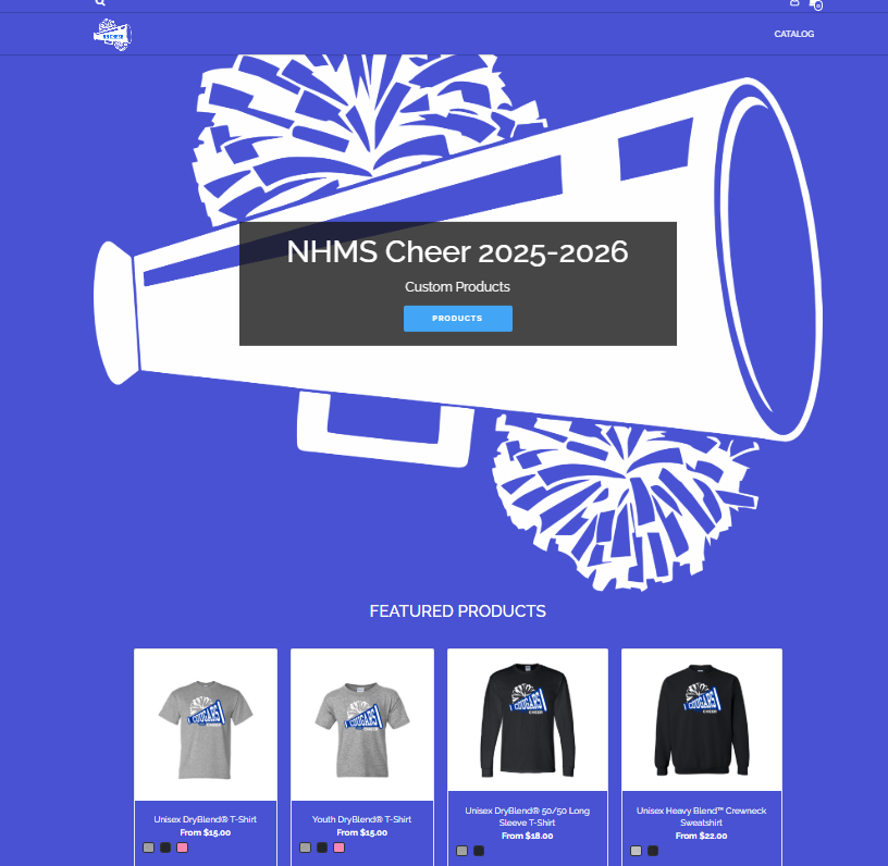 NHMS Cheer Spirit Sale 2025