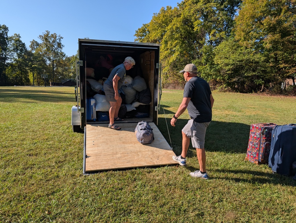 Day 1 - Unloading Camper's Gear - Sept. 30, 2025