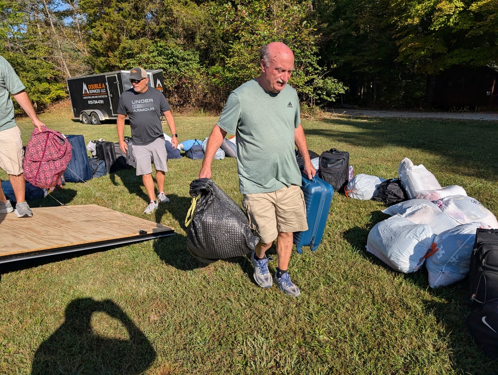 Day 1 - Unloading Camper's Gear - Sept. 30, 2025