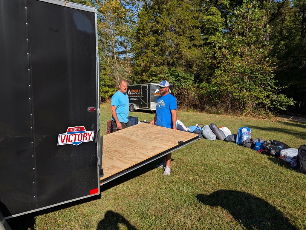 Day 1 - Unloading Camper's Gear - Sept. 30, 2025