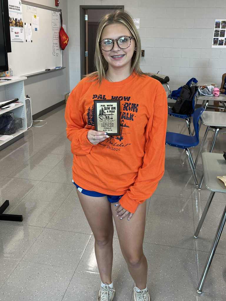 Pal Wow Glow Run Winners - Peyton - NHMS