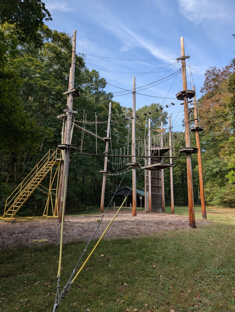 Day 2 - The Climbing Wall and High Ropes Course (We did not do the high ropes course) - October 1, 2025