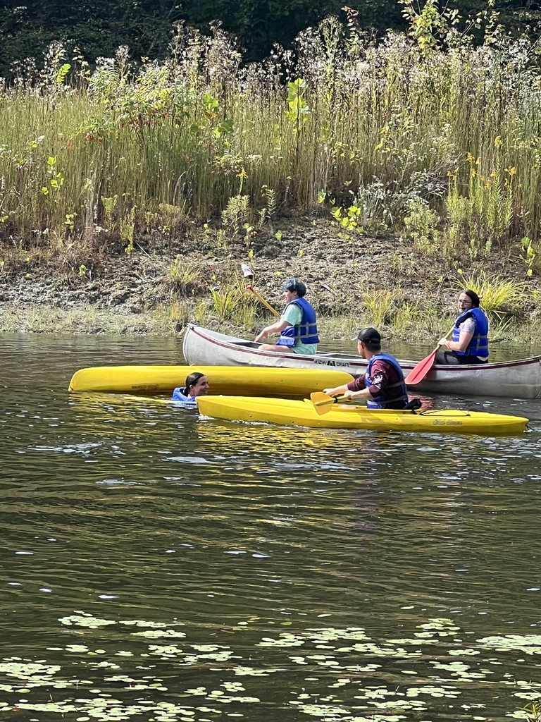 Day 2 - Canoeing at Lilly Lake - Mrs. Thompson tipped her canoe over 😂- October 1, 2025