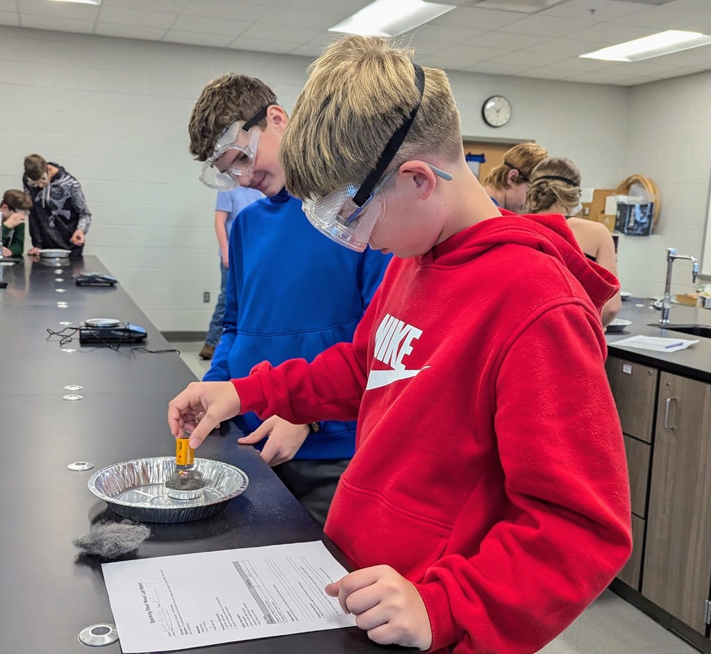 Steel Wool and Egg Drop Lab with Mrs. Wade
