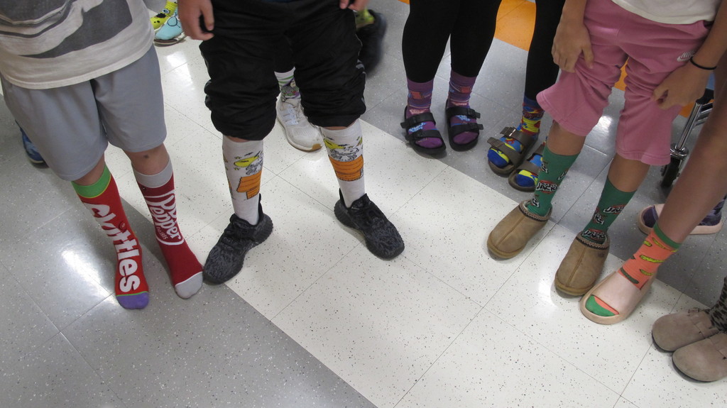 NHMS Red Ribbon Week - Crazy Sock Day 2025