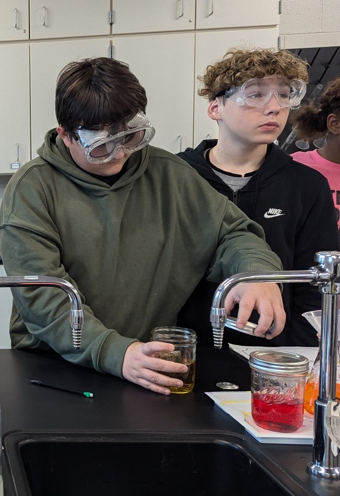 NHMS 8th Grade Potions Lab, with NHHS Student Austin Ward