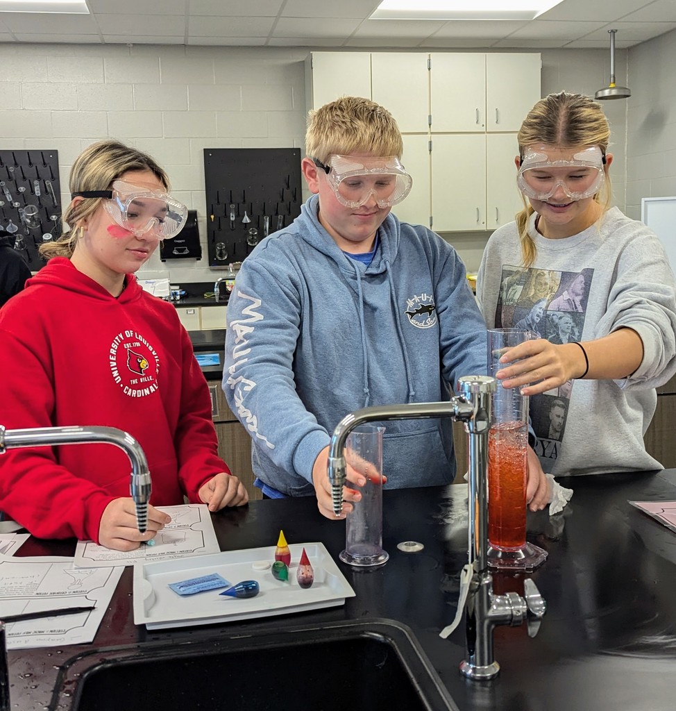 NHMS 8th Grade Potions Lab, with NHHS Student Austin Ward