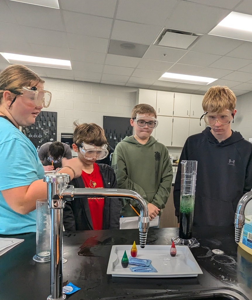 NHMS 8th Grade Potions Lab, with NHHS Student Austin Ward