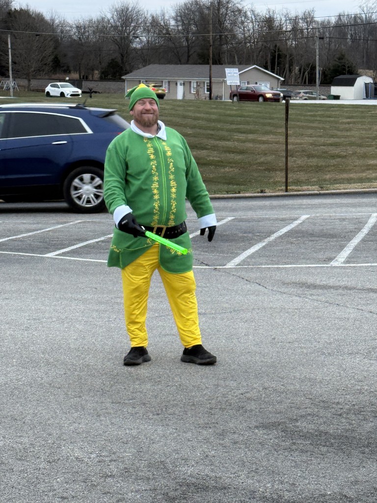 JJ Schmitt - NH Traffic Controller as Buddy the Elf 