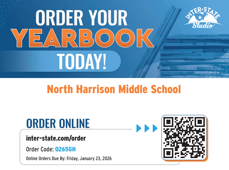 NHMS Yearbook Order Information 2025-26